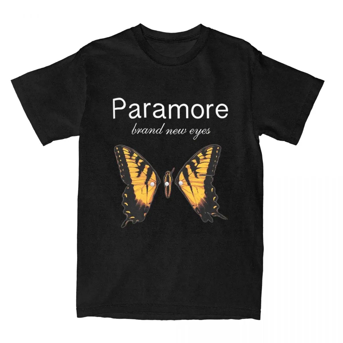 Vintage Fashion Outfits Men - Y2K mode décontracté t-shirts Paramore papillon