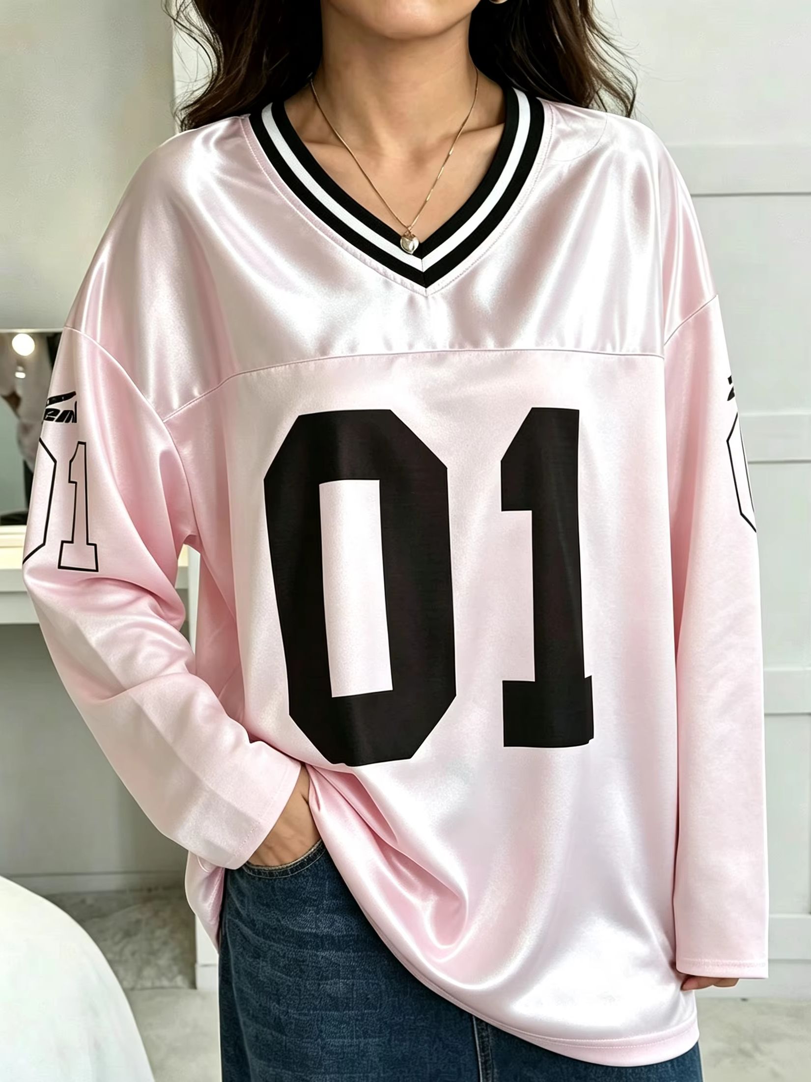 Vintage Fashion Aesthetic - T-shirt à manches longues pour hommes