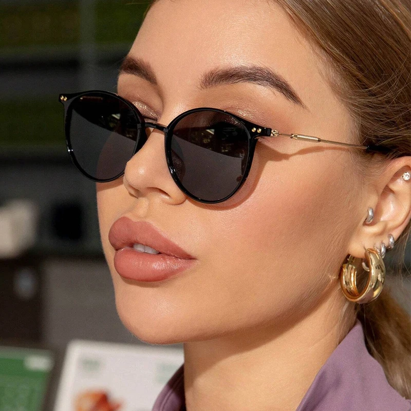 Vintage Fashion De - Nouvelles lunettes de soleil rondes vintage