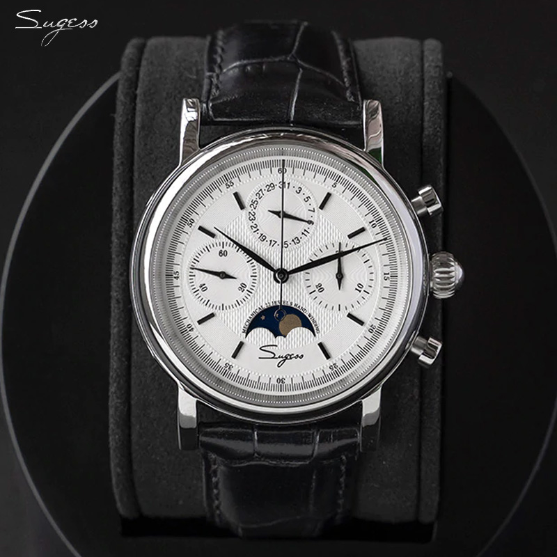 Vintage Fashion Complete - Montre pour homme Sugess, mouvement original