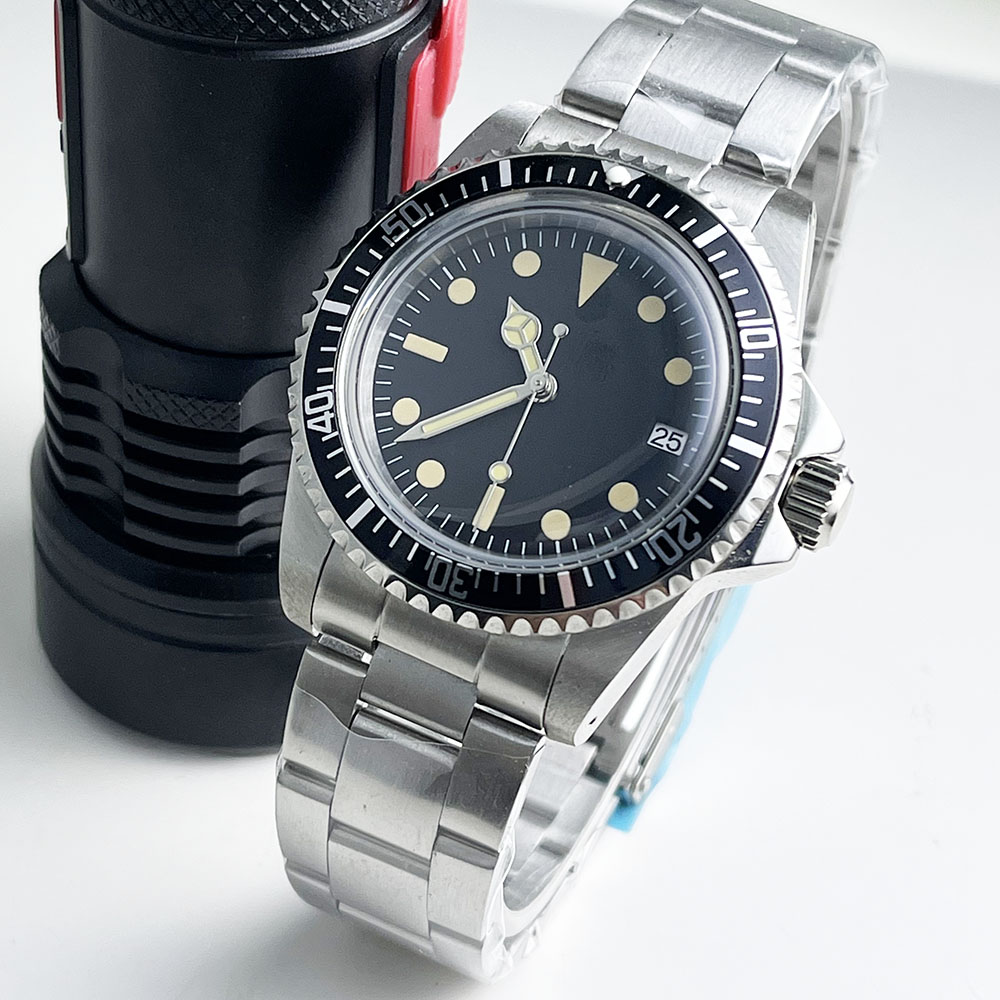 Vintage Fashion Complete - Montre pour homme avec boîtier rond