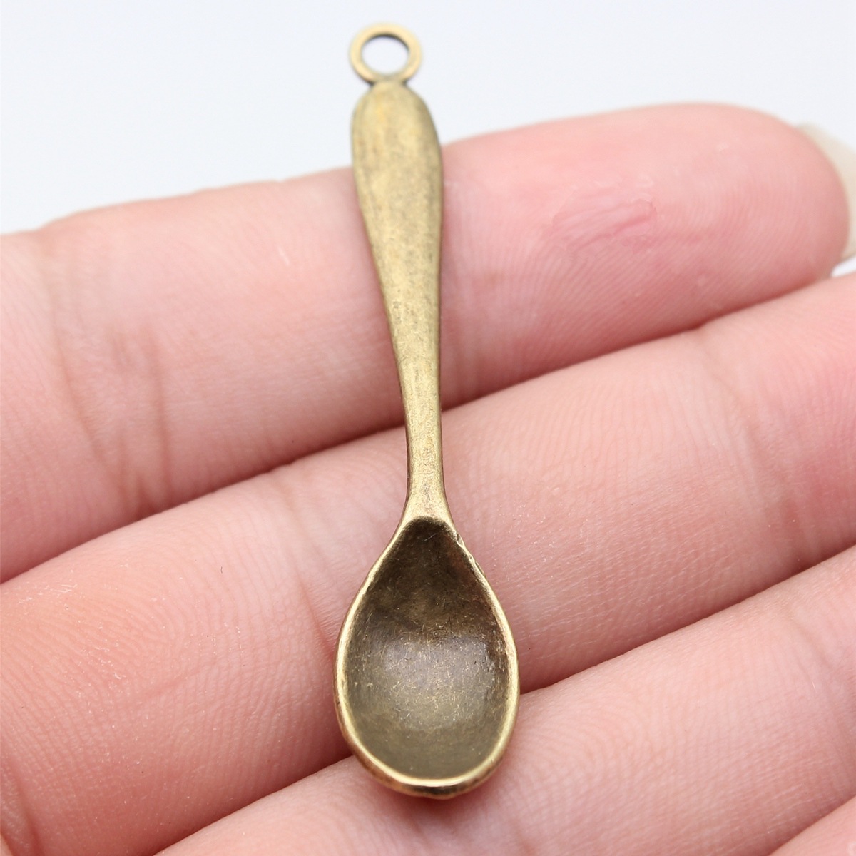 Vintage Fashion Stores - Breloques en forme de cuillère, 54x11mm,