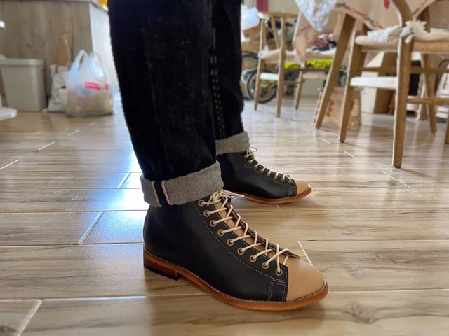 Vintage Fashion Style - Bottes à outils hautes pour hommes,