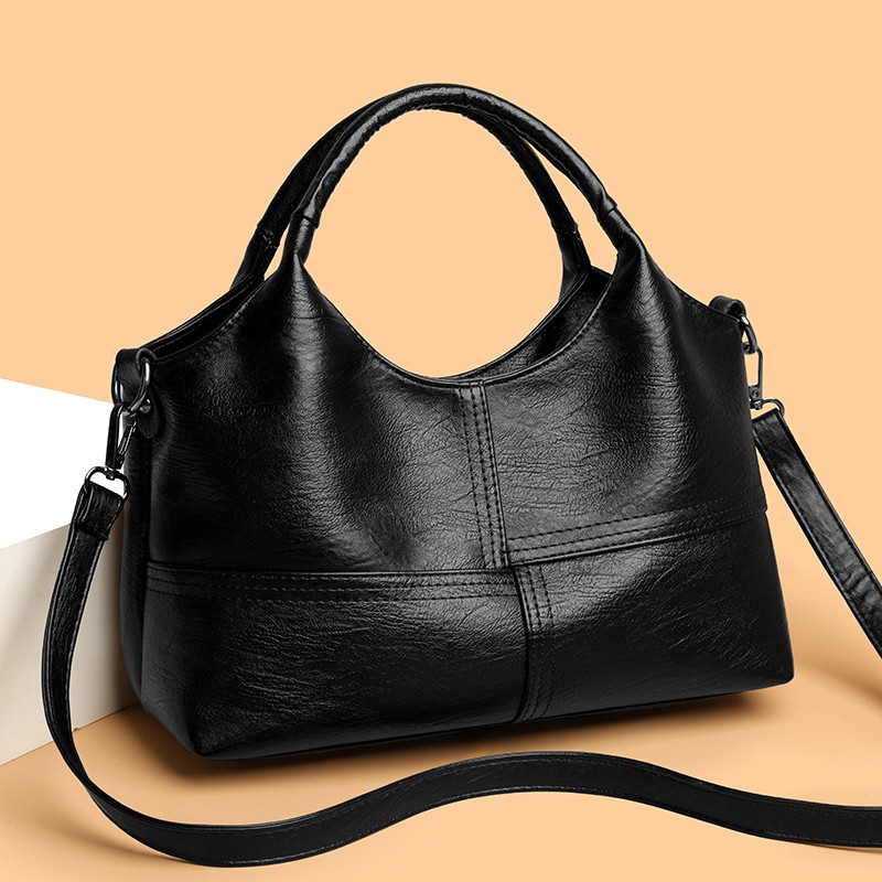 Vintage Fashion Shop - Sac fourre-tout vintage en similicuir, sac