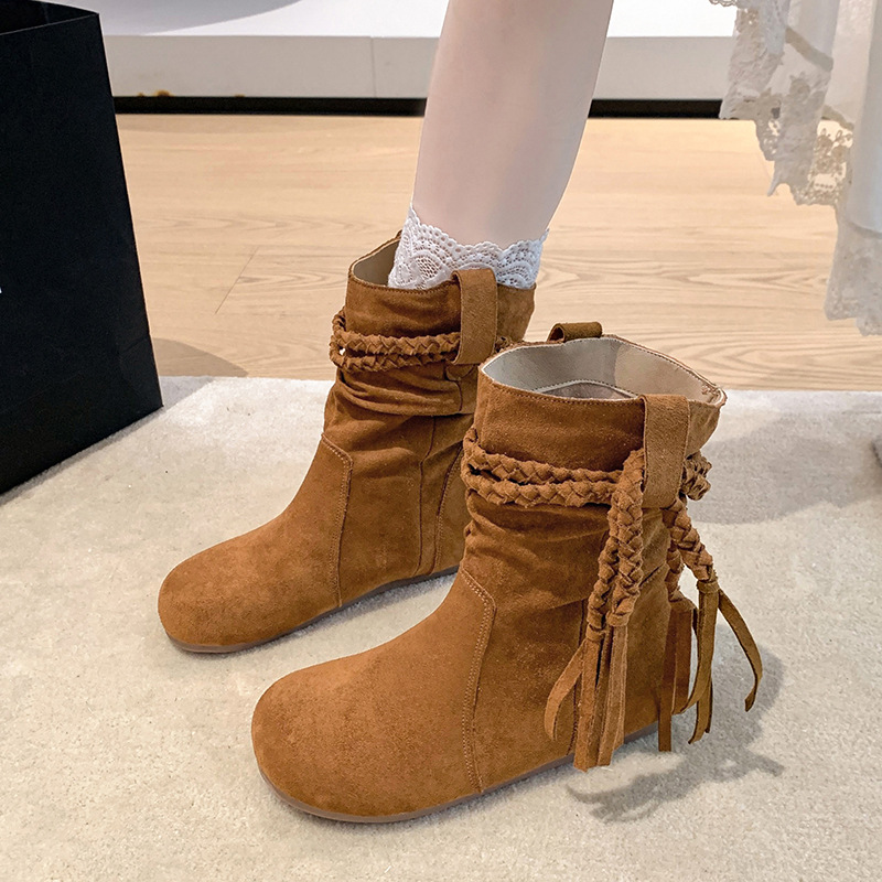 2025 automne nouvelles bottes  - Vintage Fashion De avis et prix