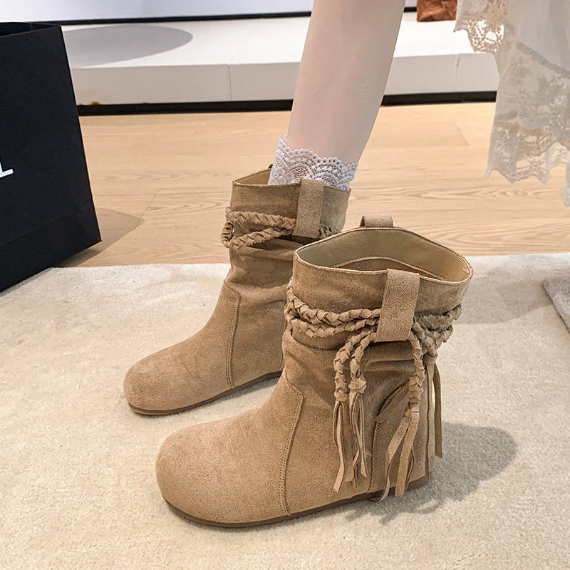 2025 automne nouvelles bottes  - Vintage Fashion De avis et prix