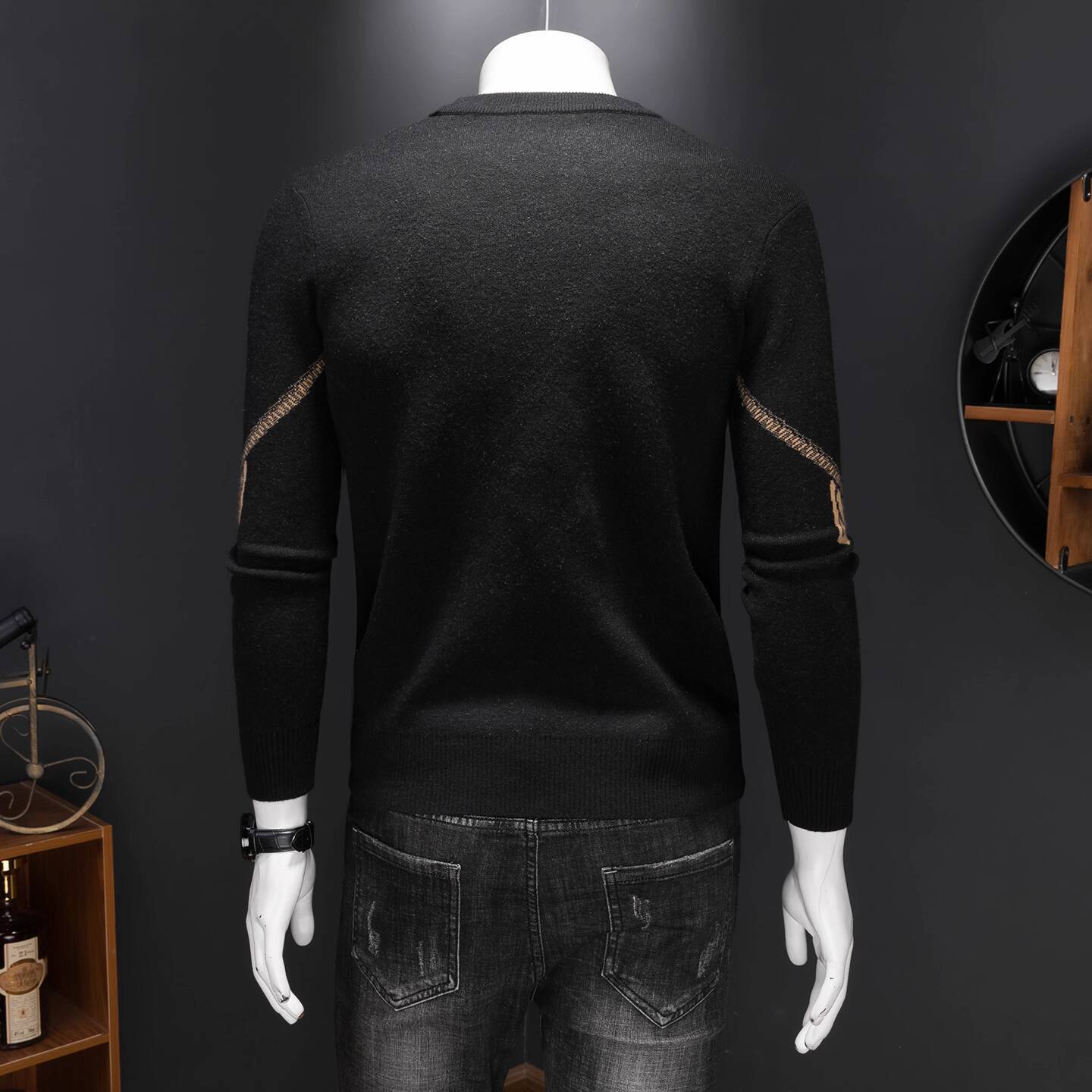 Pull Jacquard Vintage pour hom - Vintage Fashion Outfits Men avis et prix