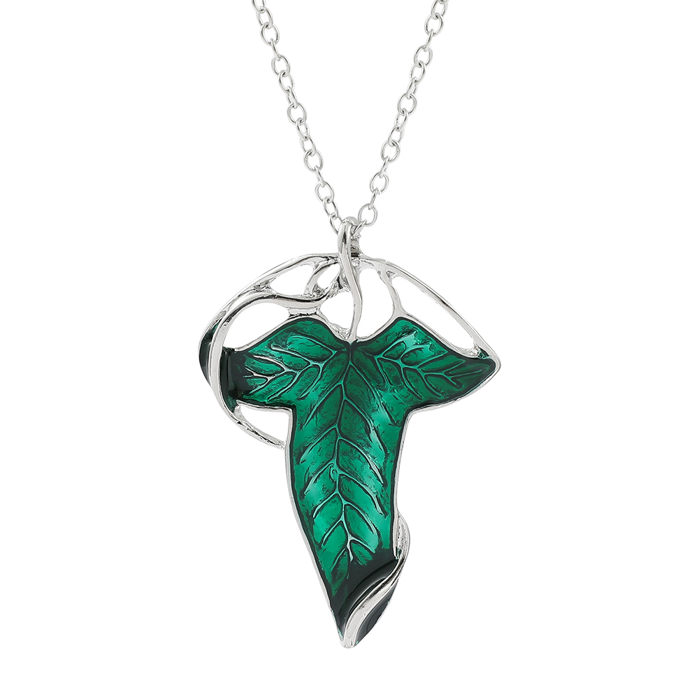 Collier pendentif feuille vert - Vintage Fashion Aesthetic avis et prix