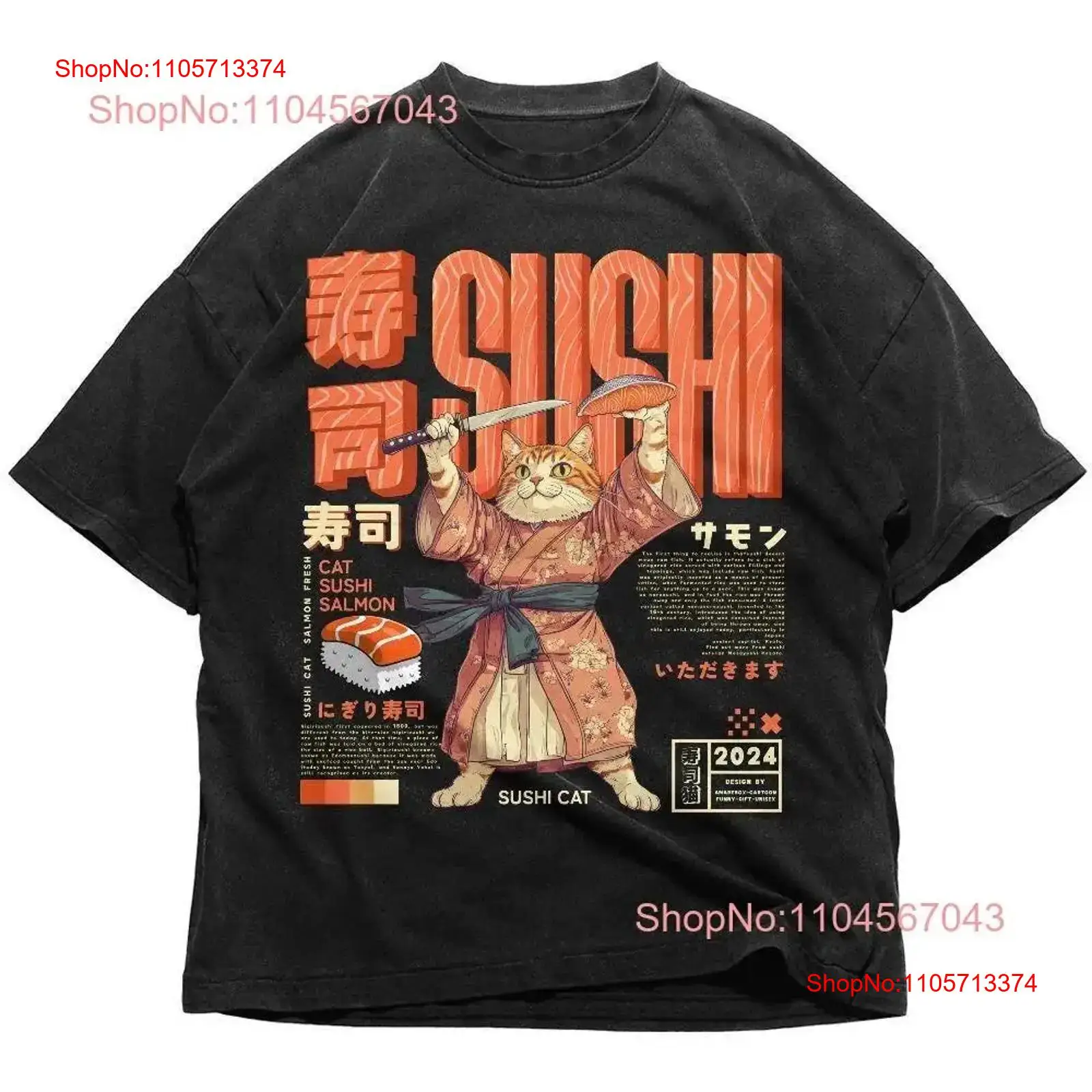 T-shirt japonais Sushi Cat, st - Vintage Fashion In Tokyo avis et prix