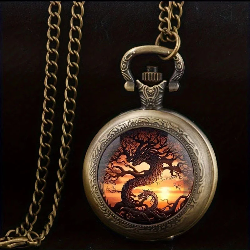 Montre de poche vintage à moti - Vintage Fashion Style avis et prix