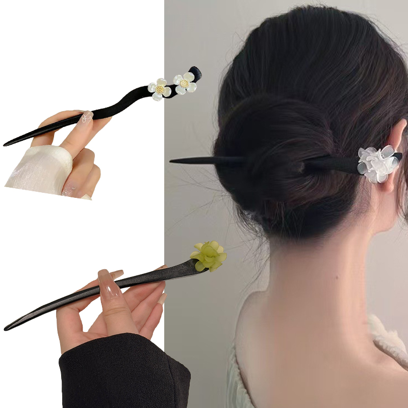 Bâtons de cheveux en bois de S - Vintage Fashion Stores avis et prix