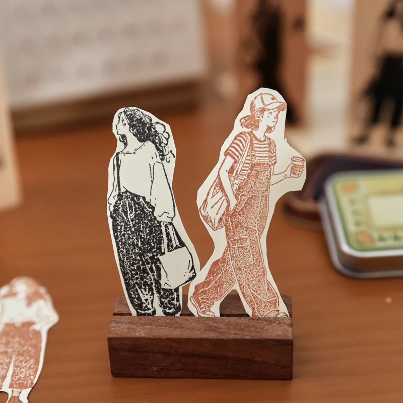 Tampon en bois pour fille, mod - Vintage Fashion Journal avis et prix