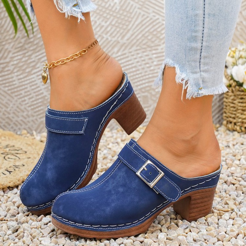 Mules à enfiler pour femmes, à - Vintage Fashion Aesthetic avis et prix