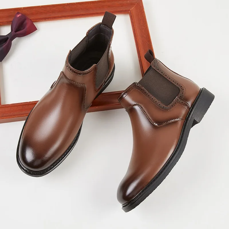 Bottes Oxford en cuir Vintage  - Vintage Fashion Style avis et prix