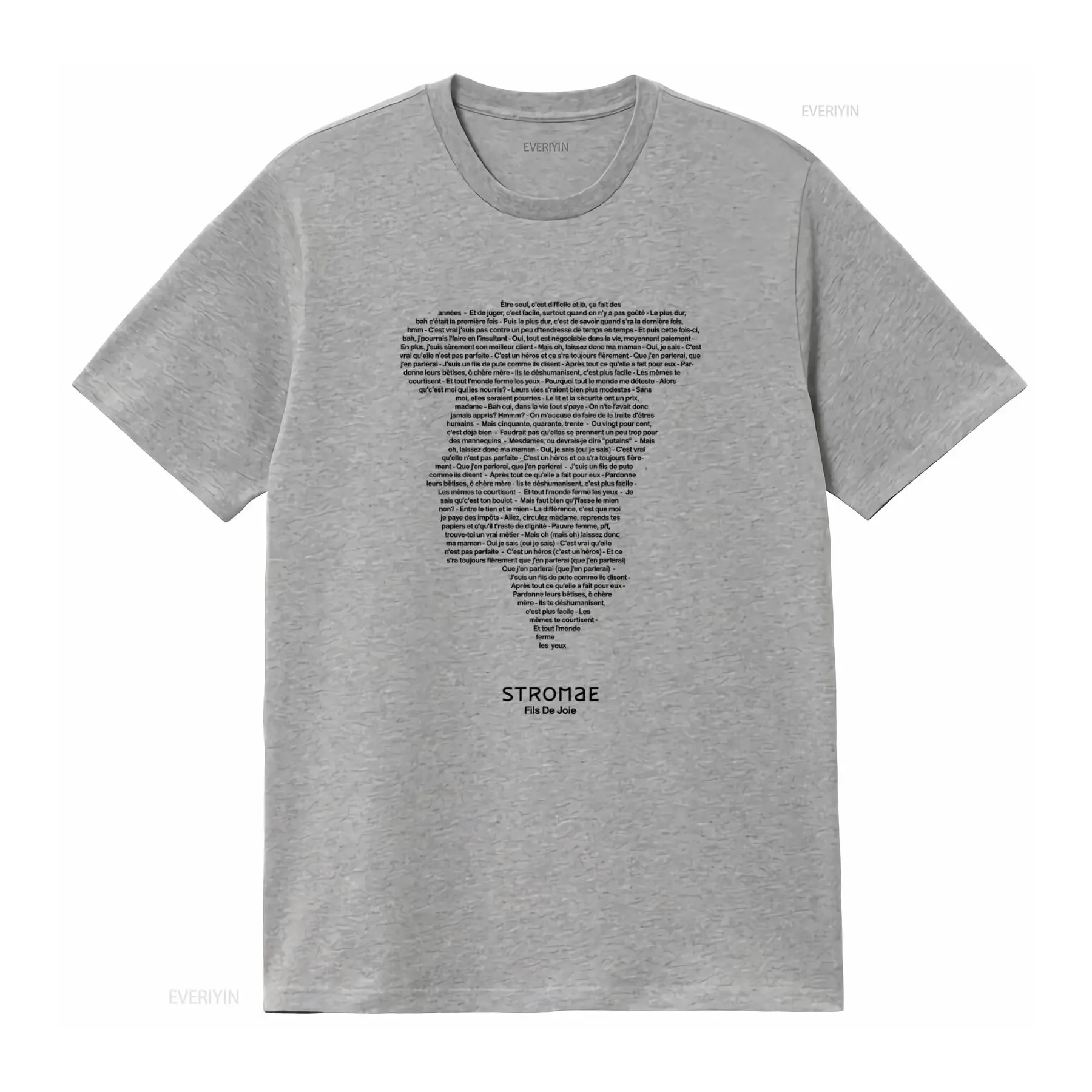 T-shirt imprimé avec les parol - Vintage Fashion De avis et prix
