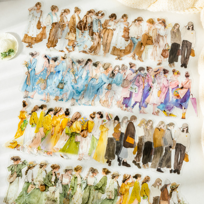 JIANQI 20 pièces/paquet Vintag - Vintage Fashion Journal avis et prix